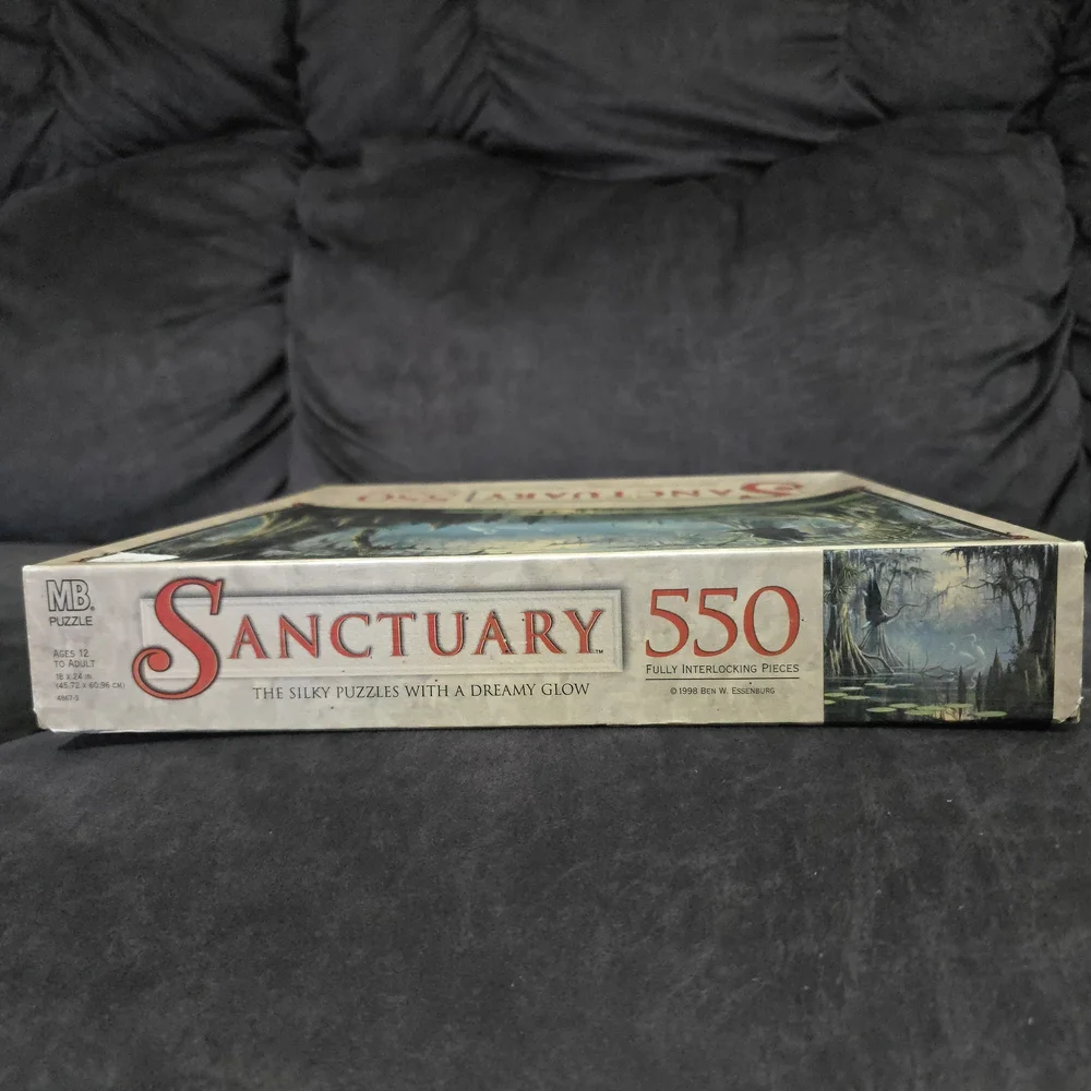Sanctuary Puzzle 550 Pc 1998 MB ‘Sunday Morning’ Ben Essenburg NIB Made in USA